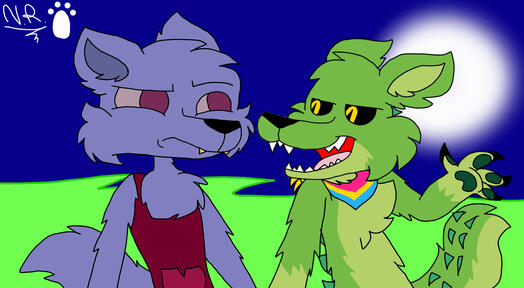 Werewolf!Jax meets Werewolf Crocodile!Max!