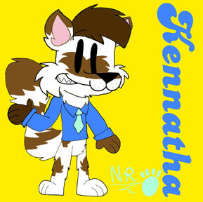 Kennatha The Great Dane/Raccoon Hyrbid